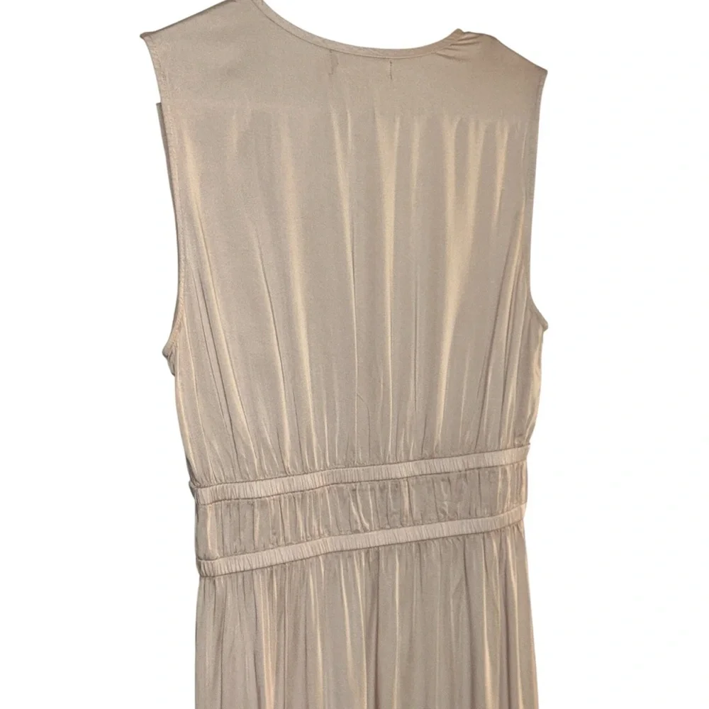 Anthropologie Cloth & Stone Sleeveless Deep-V Dress size small